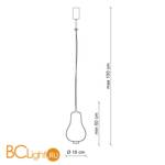 Подвесной светильник Patrizia Garganti Ginger & Fred PG568 - Схема